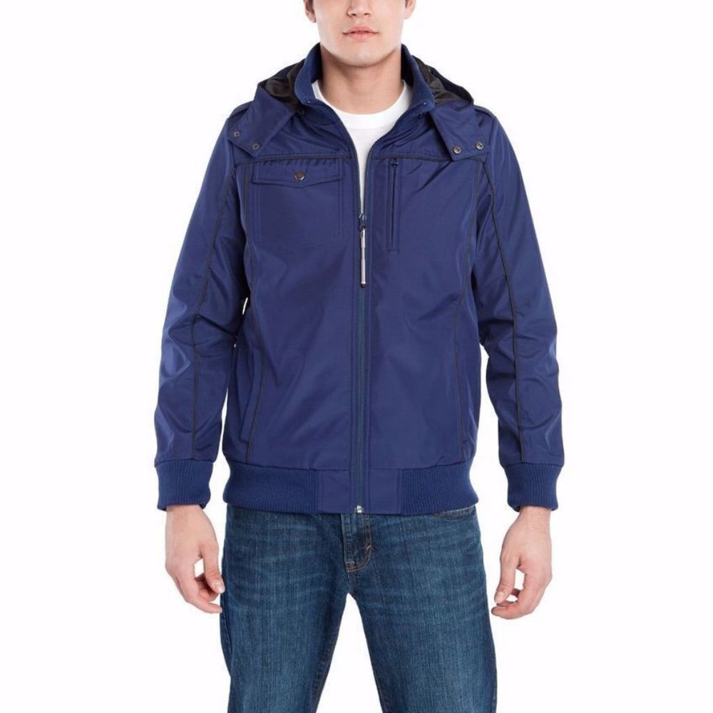 Small Baubax Men's Bomber Jacket in Blue